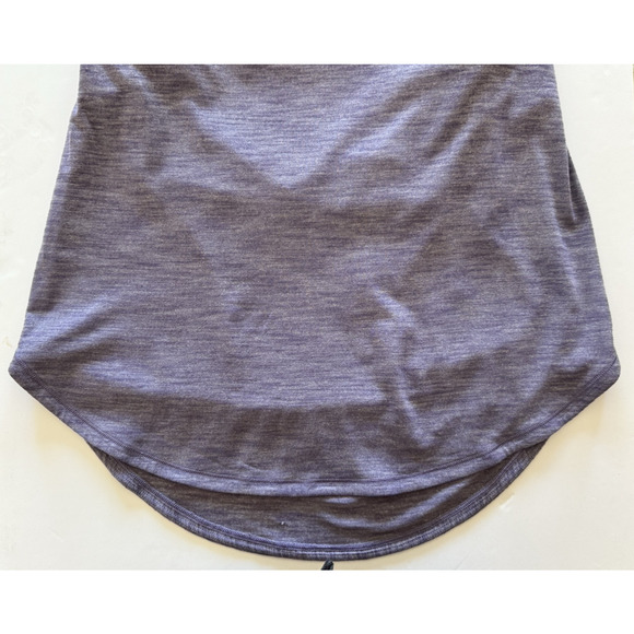 Lululemon SLAY THE STUDIO 2-In-1 Tank Heathered Purple Sz6 Yoga Top Built-In-Bra - Picture 6 of 14